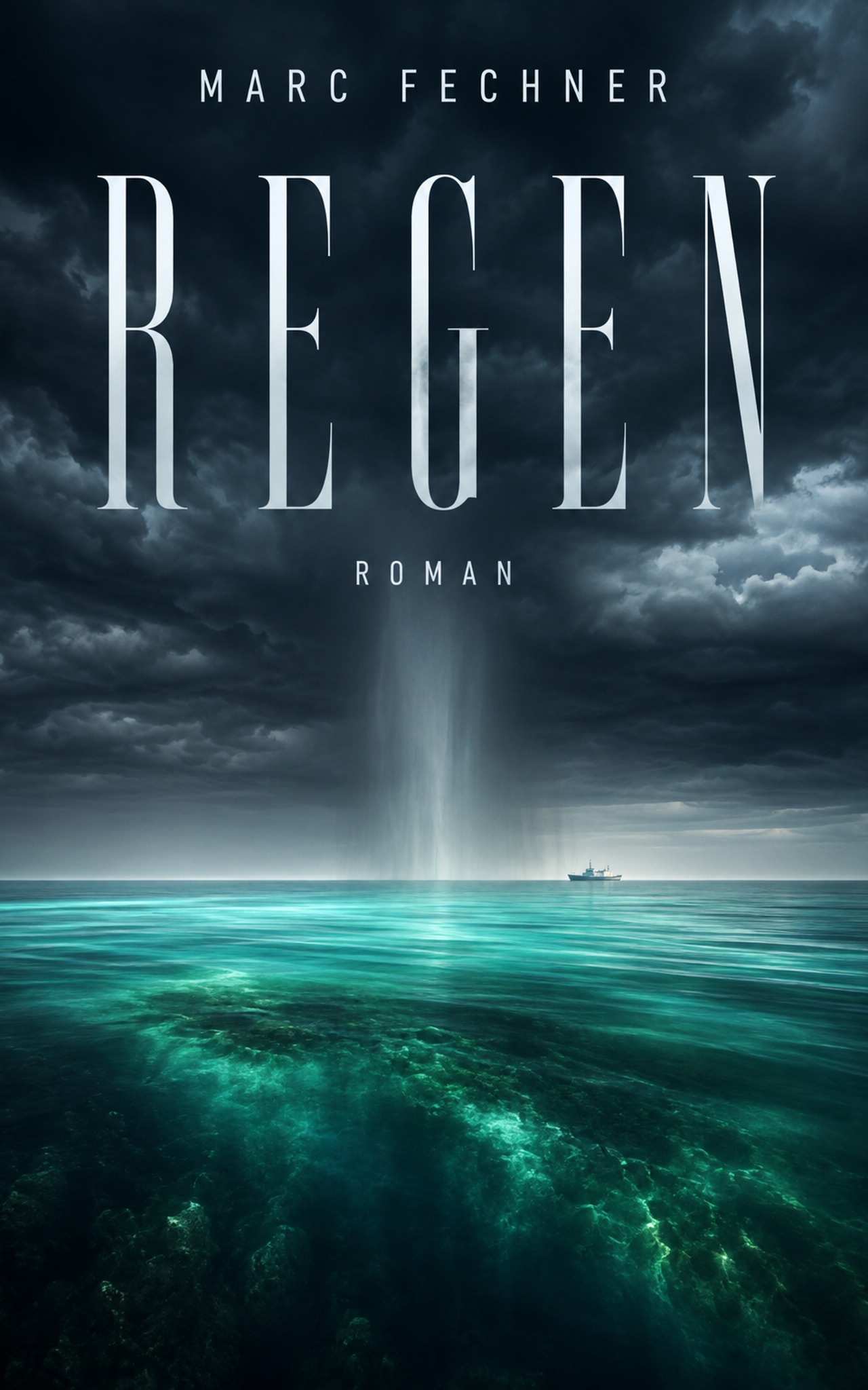 Buchcover des Romans Regen von Marc Fechner